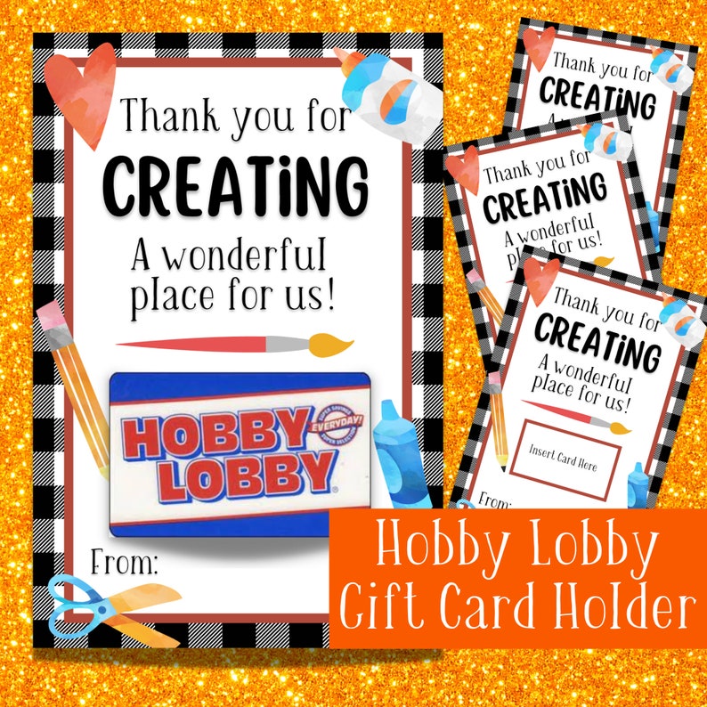 Hobby Lobby Gift Card Holder Teacher Gift Idea Home Decorating Gift