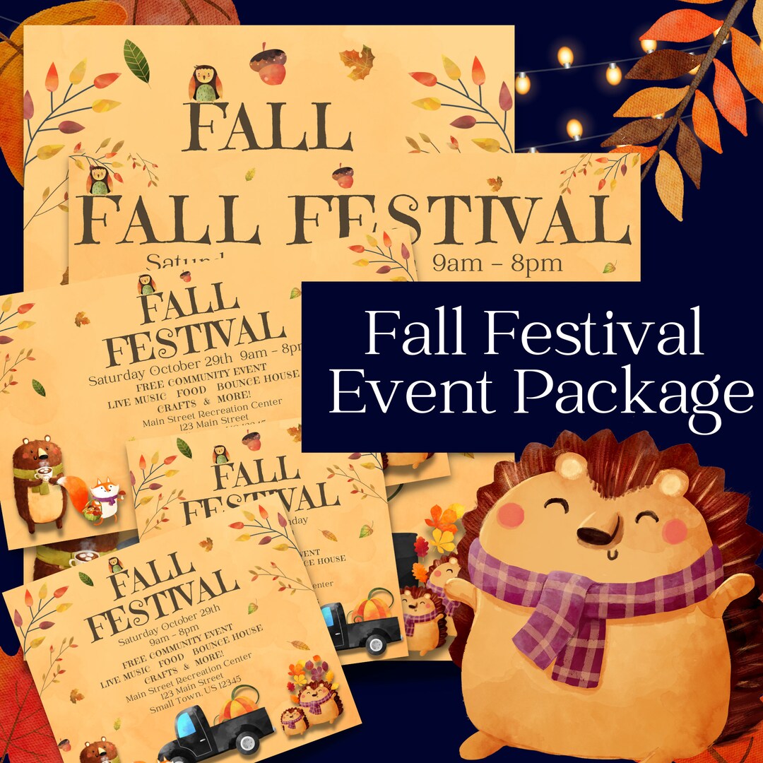 Fall Festival Event Package - Social Media Event Package - Church ...