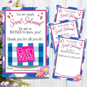 Bath and Body Works Gift Card Holder - Children&#39;s Ministry Thank you gift - Youth Leader Thank you gift