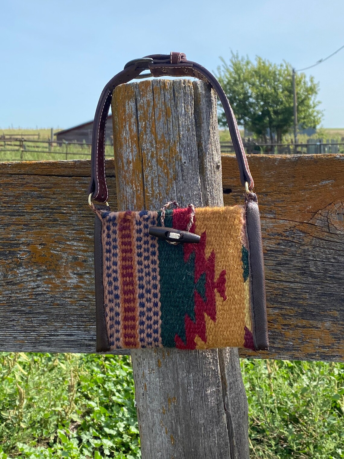 Saddle Blanket Hand/crossbody Purse Etsy