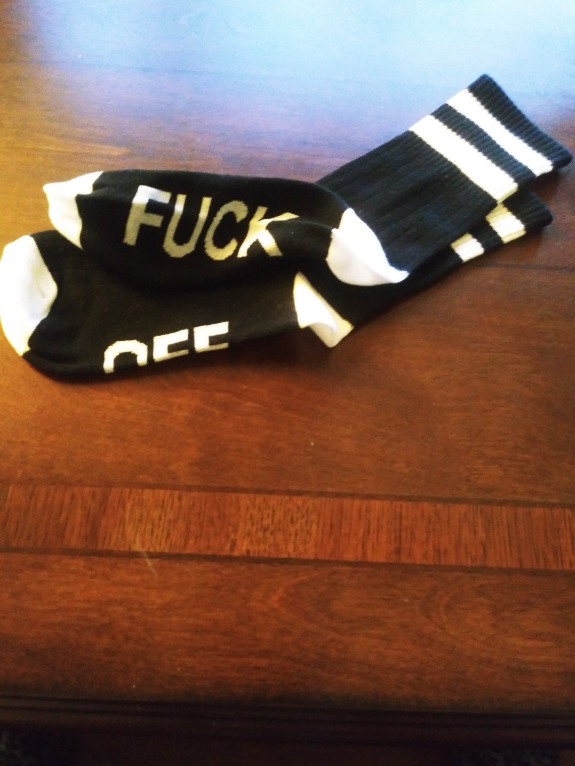 Fashion letter printed socks Etsy