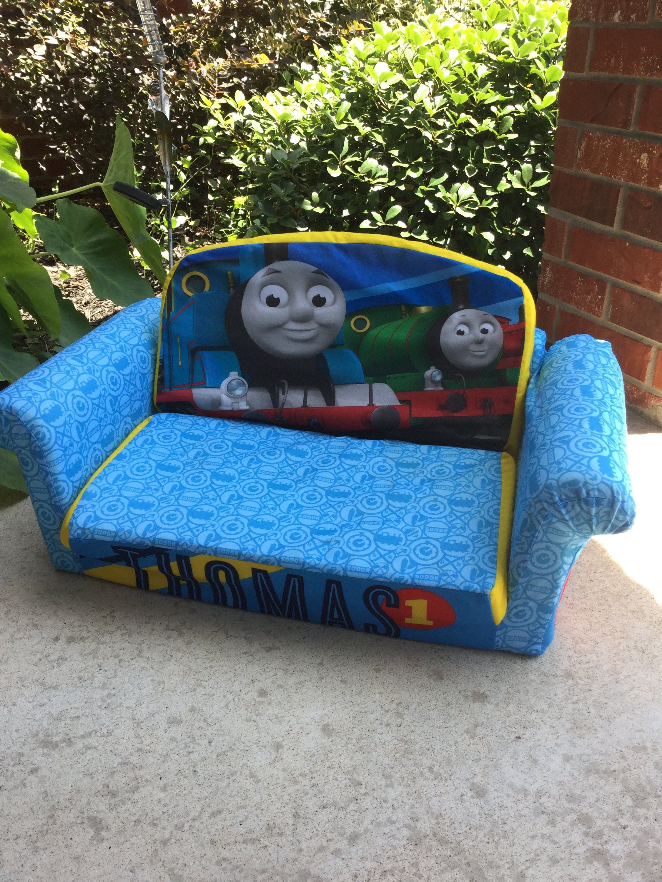 Thomas The Train Childs Sofa Coach Etsy