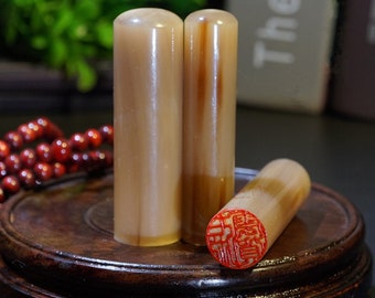 Japanese Hanko Chop Japanese Name Stamp Custom Ox Horn Stamp Japanese Stationery Chinese Name Seal