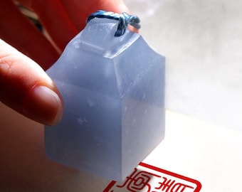 中国　清時代　染付　水滴　送料込み0906 中国清時代染付水滴送料込み0906