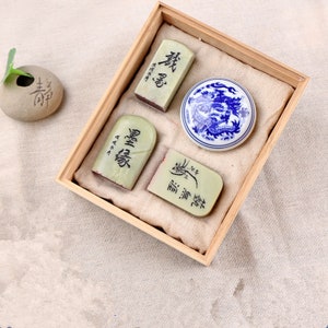 Nome cinese personalizzato Sigillo Privato Calligrafia cinese tradizionale e Pittura Sigillo Chop Set Nome Timbro Timbro A mano-Intagliato Francobollo Artistico Set