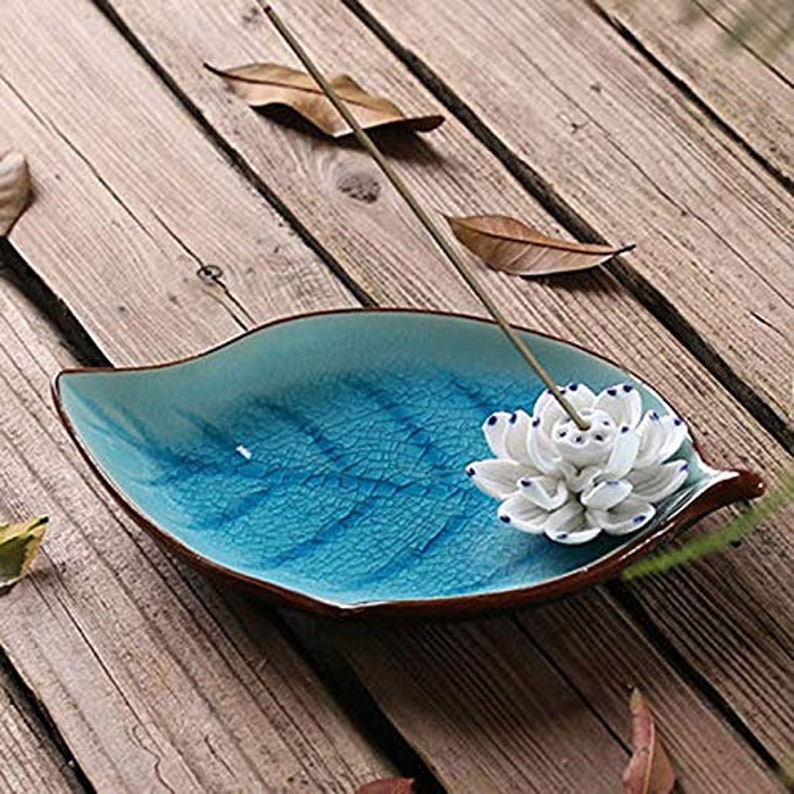 Censer Ceramic Handmade Artistic Incense Holder Burner Stick Etsy