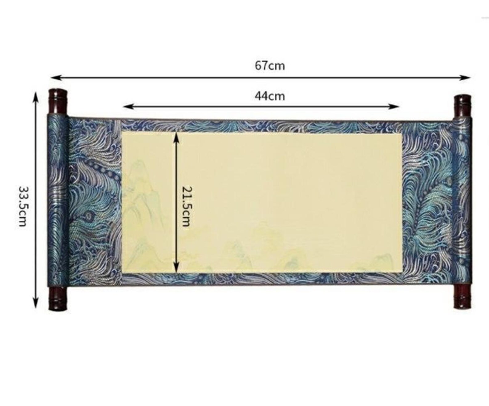 Custom Blank Chinese Scroll Rice Paper and Silk Painting Xuan Scroll ...