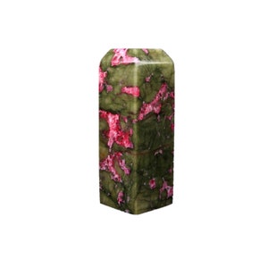 Kundenspezifisches chinesisches Namenssiegel-natürlicher Pfirsichblüten-Stein gravieren Sie Ihren Namen chinesische Kunst-Stempel für Kalligraphie und Sumi-Malerei (3 CM)
