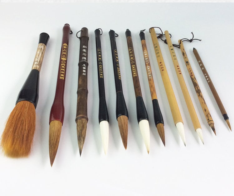 Watercolor Brushes Chinese Calligraphy Brush Set Kanji Etsy UK