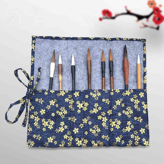 Roll Up Canvas Paint Brush Case For Artists – Max Novelty DIY