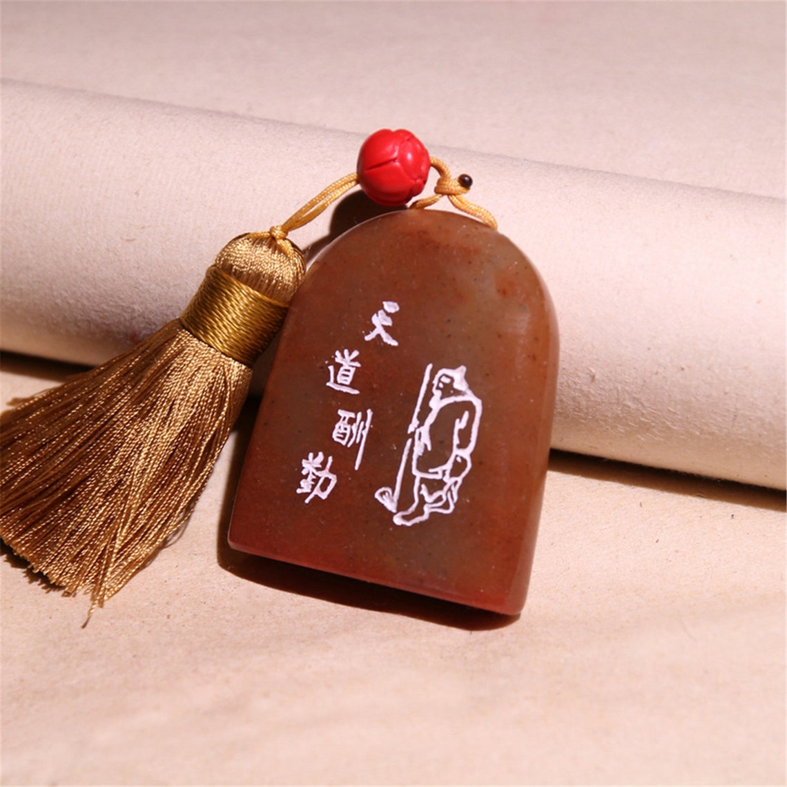 Oval Chinese Stamp Handmade Traditional Art Seal Chop for | Etsy