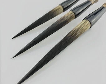 Sumi-E Chinese Calligraphy Brushes Long Hair Brush Set Bamboo Painting Brush Landscape Drawing Brush