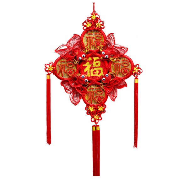 Chinese Knot Chinese New Year Decoration Spring Festival Chinese Wedding  Home Decor Traditional Ornamental Knot Tassel New Year Gift 