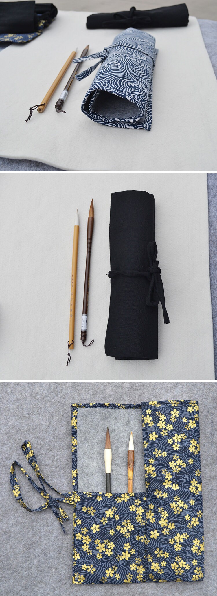 Paint Brush Holder Artist Paint Brushes Case Roll up Pen Etsy