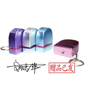 Custom Signature Stamp Personalized Stamp Signature Stamps Medium Size Self-Inking Stamp Customized with Your Signature