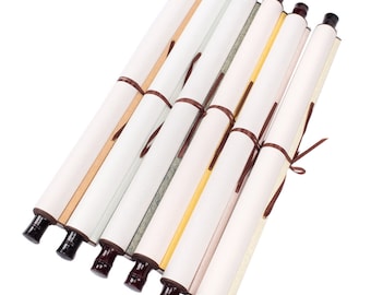 Various Sizes of Horizontal Vertical scrolls Chinese Xuan Paper Art Wall for Sumie and Calligraphy Home Office Hanging Wall Blank Scrolls