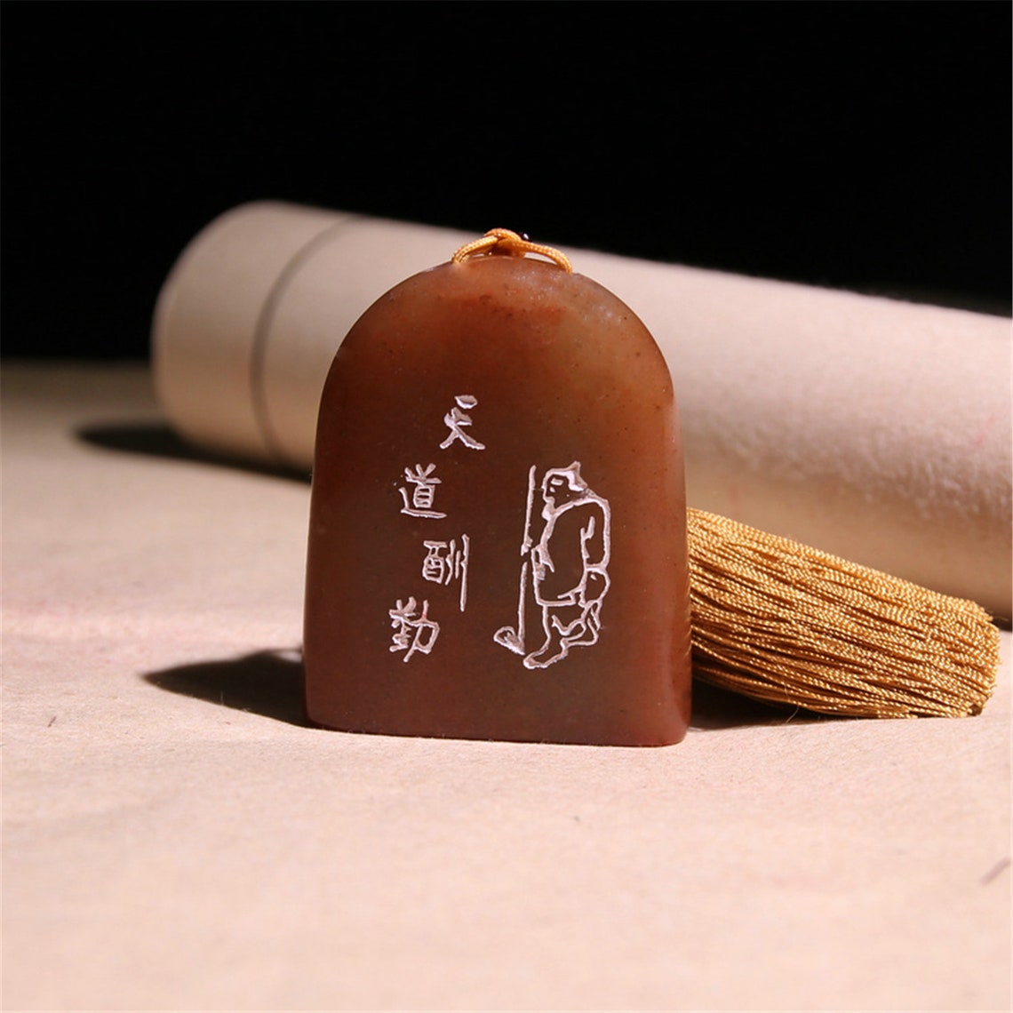 Oval Chinese Stamp Handmade Traditional Art Seal Chop for | Etsy