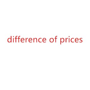 Differenza di prezzo PER ORDINE