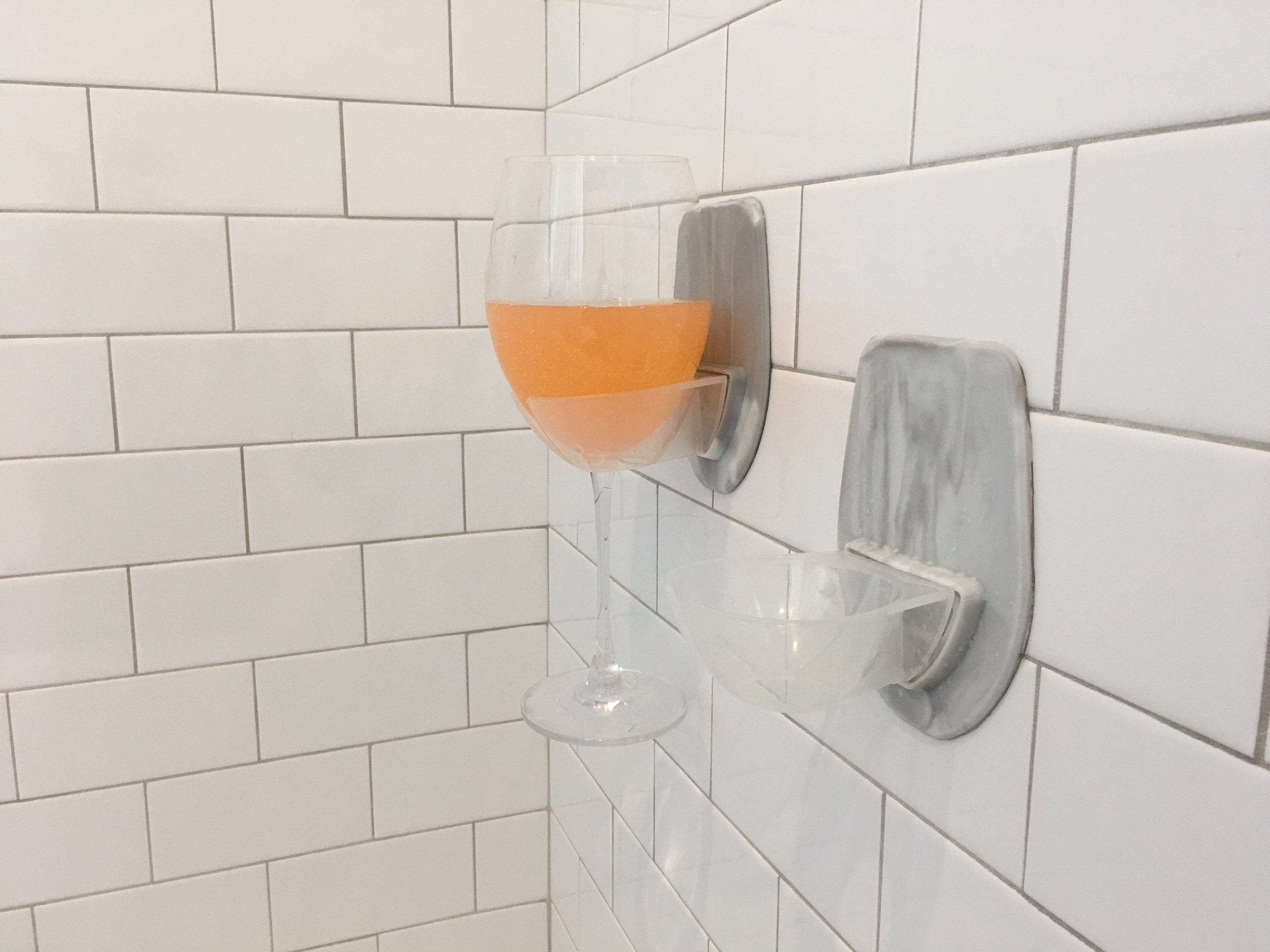 Shower Wine Holder Bath Wine Holder Stocking Stuffer Gift Etsy