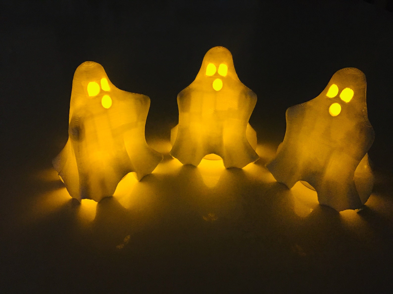 Light up Halloween Ghost Decorations Glowing Halloween Ghost Etsy