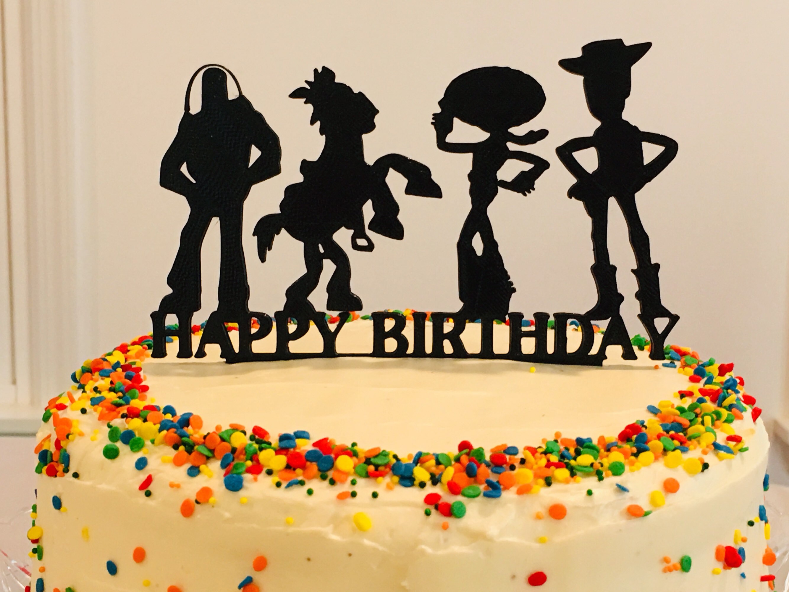 Toy Story Birthday Cake Topper Toy Story 4 Birthday Toy Etsy