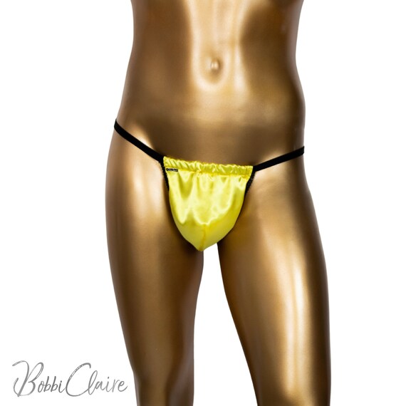 yellow g string bikini