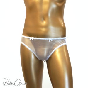 White Chiffon Brief for Men