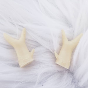 FREE SHIPPING Cute Micro Baby Fawn Deer horns 3D printed