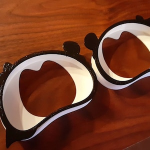 FREE SHIPPING 3D printed fursuit costume happy cartoon Cat Eyes Cat shaped pupils Eye blank furry eyes