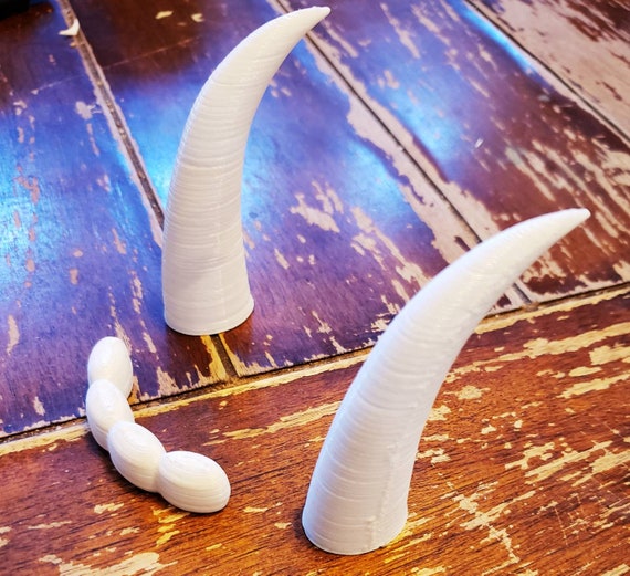 3D Printed Fursuit Saber Tooth Fangs and Teeth Set