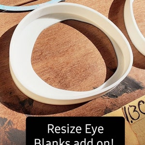 Größenzusatz für Augen Rohlinge