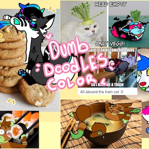 DUMB DOODLES sketch funny custom sketch custom art art commission meme funny dumb art funny doodle drawing furry art fursona art funny