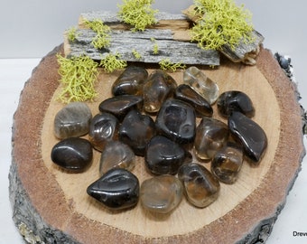 Smoky QUARTZ Tumbled Stones - Polished - Healing Crystals and Stones