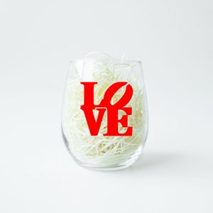 AMOR, Día de San Valentín, Copa de Vino Sin Tallo