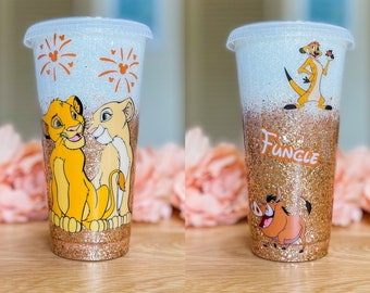 Simba & Friends Glitter Starbucks Cold Cup | Tumbler