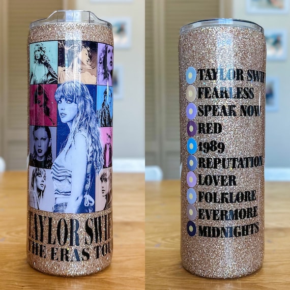 Taylor Swift The Eras tumbler with lid and straw