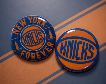 New York Forever Knicks-knappnål | Basketfan-knappnål | Sportknapp
