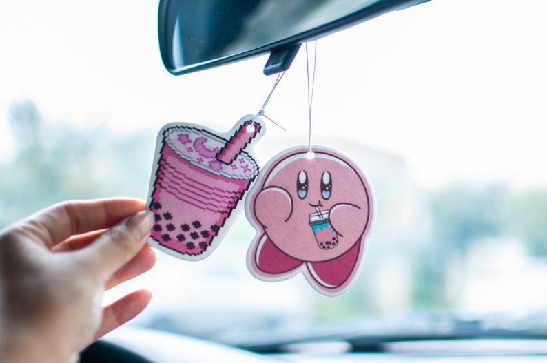 Star Kirby Boba Sakura Air Freshner freshener Car Accessory Etsy