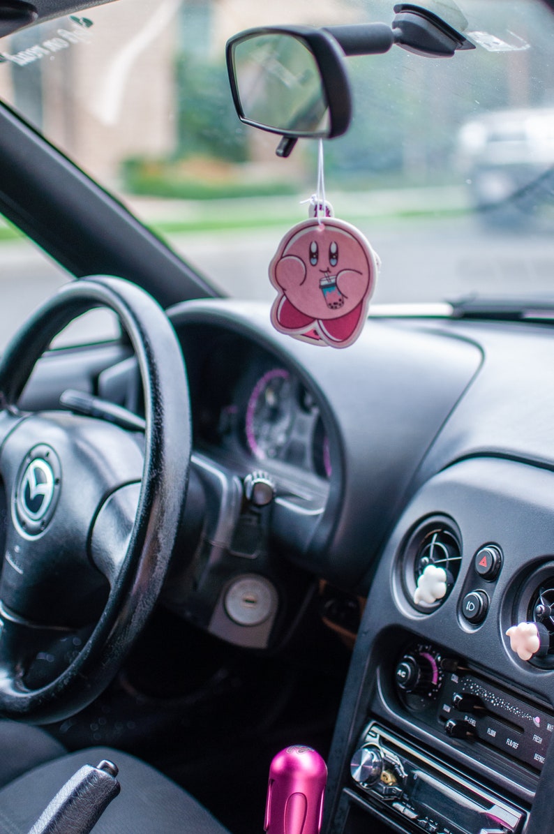 Star Kirby Boba Sakura Air Freshner freshener Car Accessory Etsy