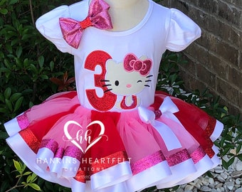 hello kitty outfit for 1st birthday