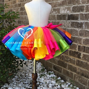 Regenbogen Tutu, Geburtstag Tutu, Ostern Tutu, Baby Tutu, Photo Prop, Regenbogen Party
