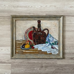 Pintura antiga original, Pintura a óleo original, Pintura antiga original, Pintura a óleo vintage original, Pintura original vintage