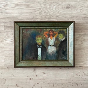 Origineel olieverfschilderij, origineel olieverfschilderij, origineel vintage schilderij, origineel vintage olieverfschilderij, vintage kunstwerken schilderen