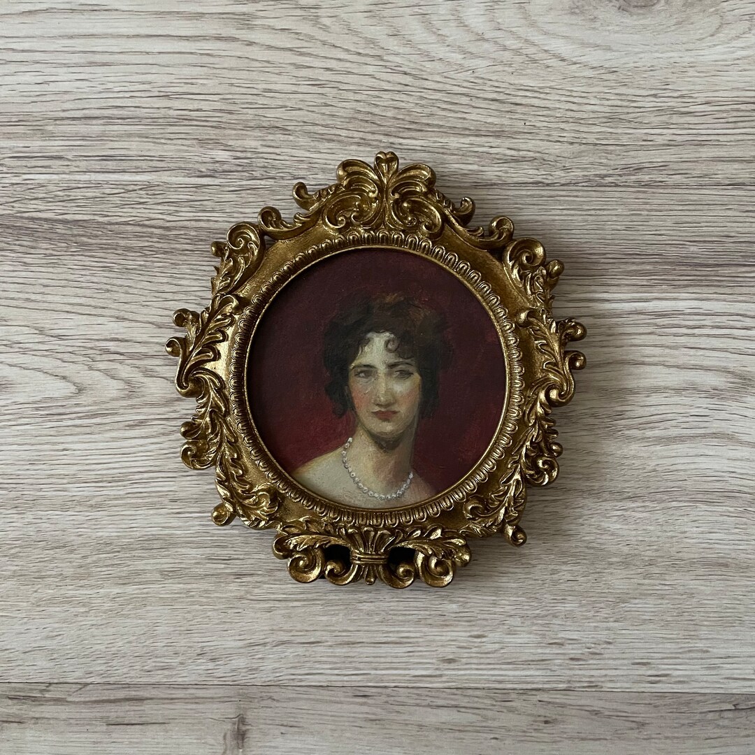 Gold Framed Vintage Painting, Original Oil Painting, Vintage Oil ...