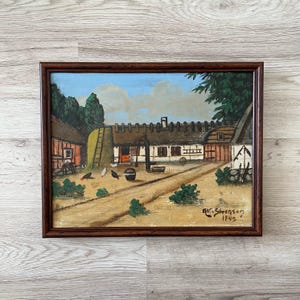 Origineel antiek olieverfschilderij, origineel olieverfschilderij, origineel vintage olieverfschilderij, origineel olieverfschilderij, vintage origineel schilderij