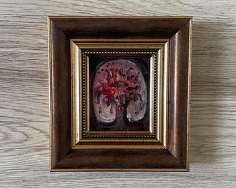 Impressionist oil painting, Oil painting miniature, Oil painting original, Original art painting, Oil painting original small