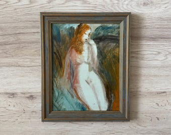 Antique oil painting original, Oil painting original, Portrait painting vintage, Oil painting original vintage, Original oil painting