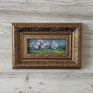 Pintura al óleo original antigua, Pintura al óleo original, Pintura al óleo antigua enmarcada, Pintura al óleo original, Pintura antigua original