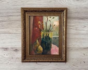Antique oil painting original, Oil painting original, Portrait painting vintage, Oil painting original vintage, Original oil painting