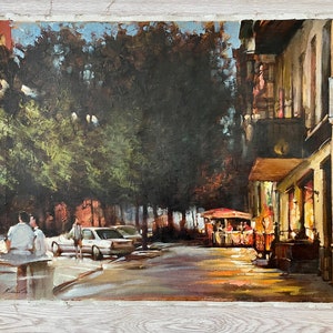 Oil painting original vintage, Paintings on canvas original, Vintage oil painting original, Vintage painting original, Original oil painting